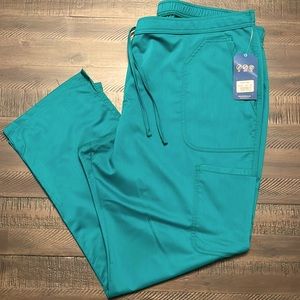 CHEROKEE HUNTER GREEN SCRUB PANTS